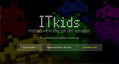 Desktop Screenshot of itkids.sk